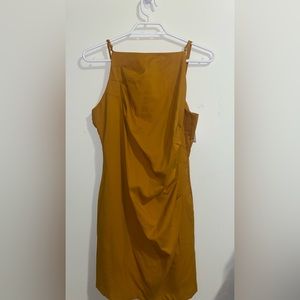 Mustard Yellow Dynamite mini dress US L BNWT